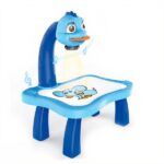 Masuta pentru desenat cu proiector si diapozitive 25x21x35 cm, albastru