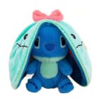 Jucărie de Pluș Stitch – Moale și Catifelată, 25 cm, Albastru/Verde